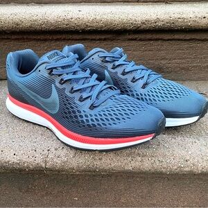 Nike Air Zoom Pegasus 34 Blue Fox - size 10.5
Model 880555-403
